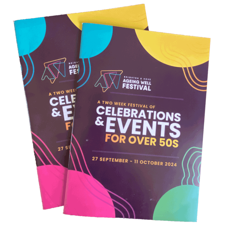 Brighton & Hove Ageing Well Festival, 27 September to 11 October 2024, events, classes and activities around the city. Pick up a brochure at the Hollingdean Community Centre.