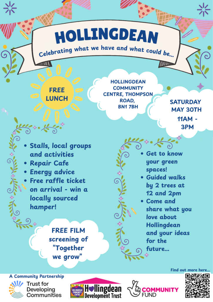 Hollingdean - Celebrating what we have and what could be... Free Celebration Event, Saturday 30th May 2026, 11am-3pm at Hollingdean Community Centre